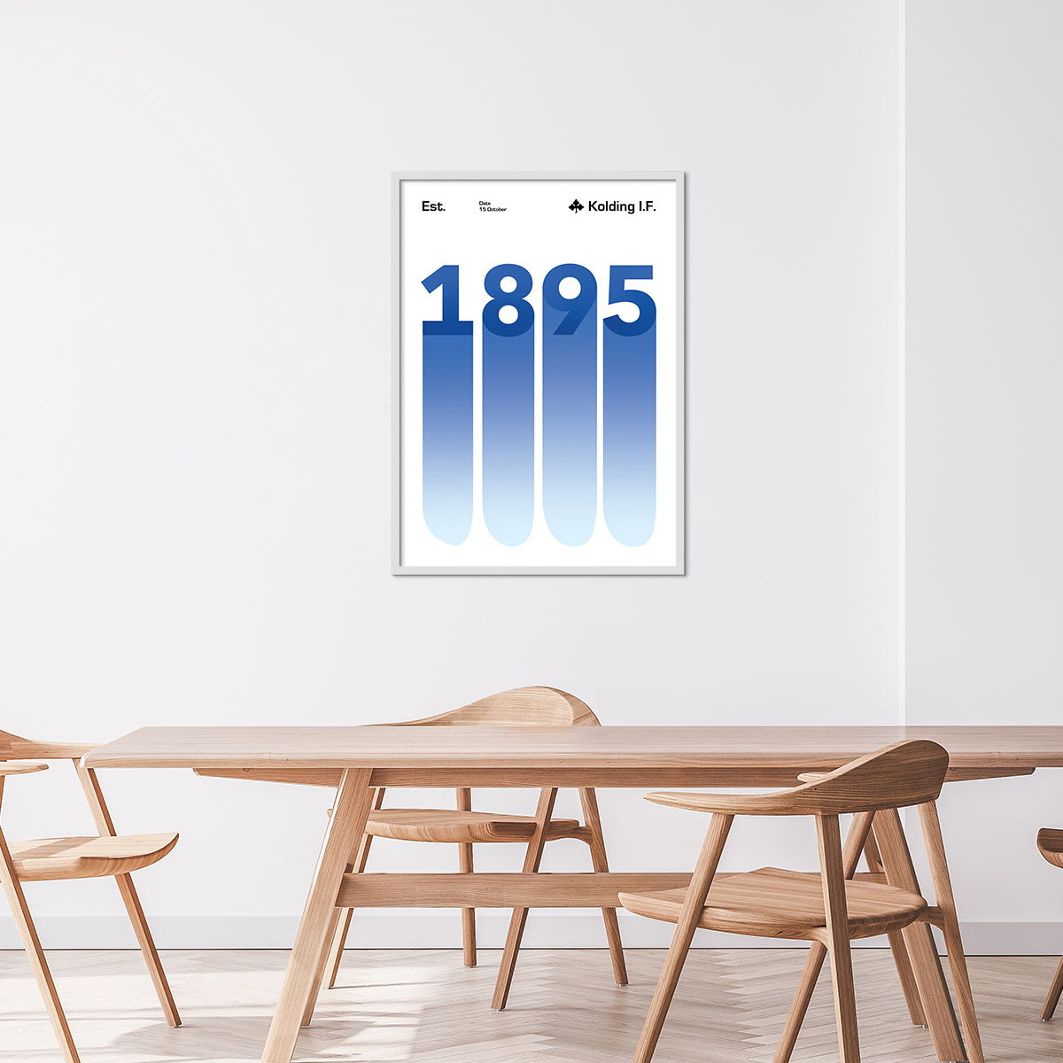 Kolding IF Plakat 1895 50x70 cm