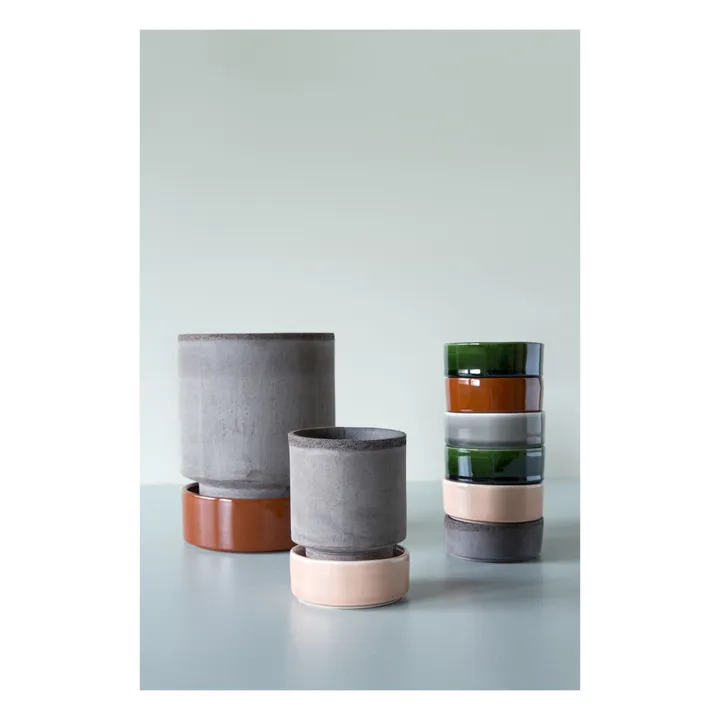 Bergs Potter Soucoupe pour pot Hoff glacée | Rose