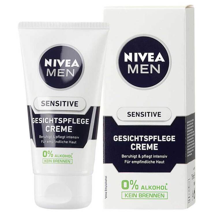 NIVEA Men sensitive Gesichtspflege, 75 ml