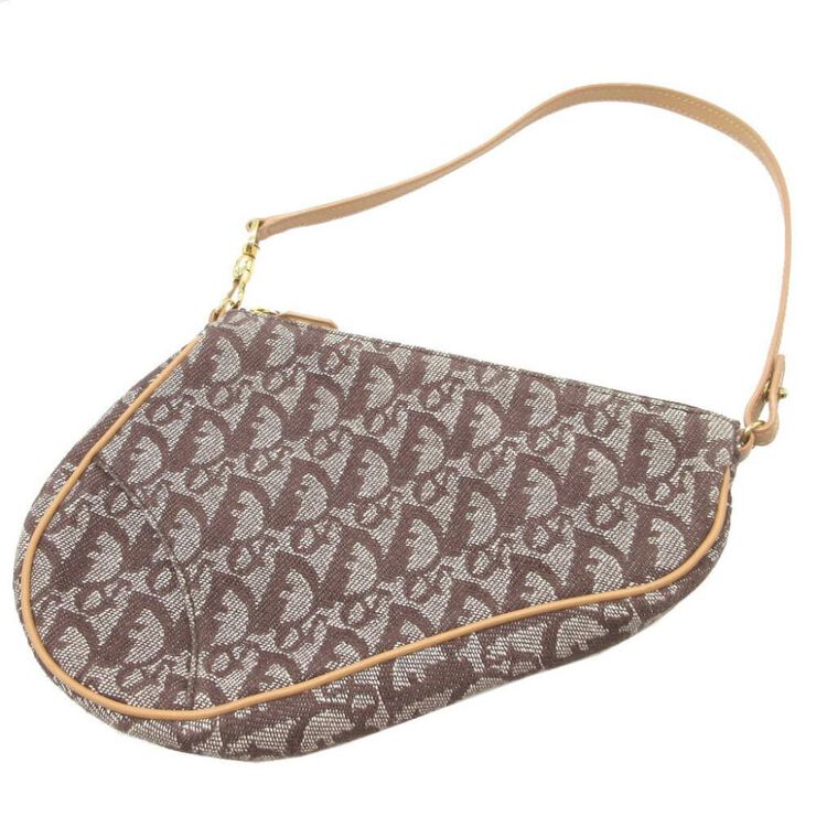 Dior Vintage Dior Saddle Bag Brown