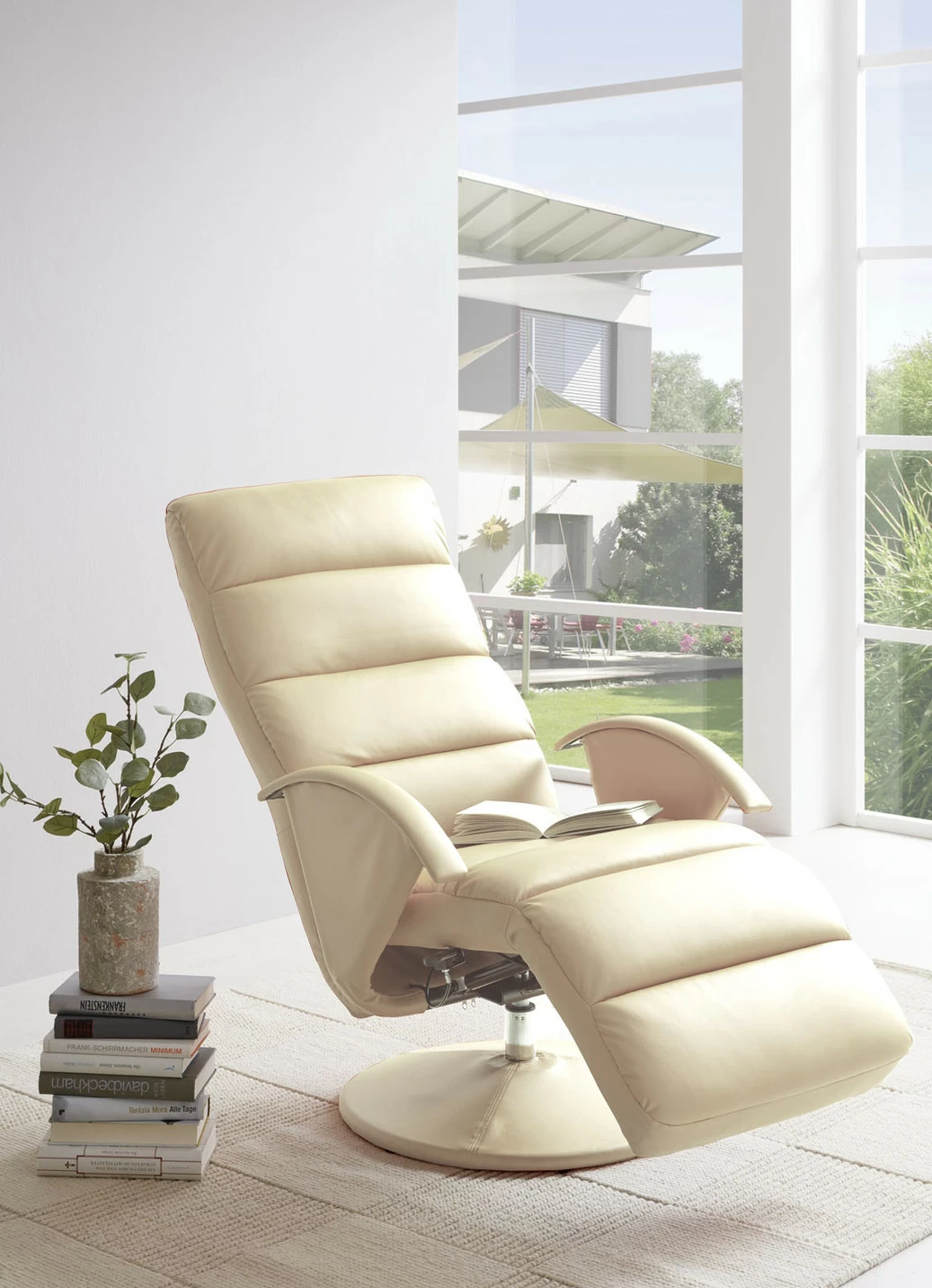 Relax-Sessel mit stabilem Metallrahmen