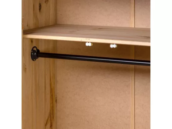 Garde-robe à 3 portes 118x50x171,5 Pin Assortiment Panama