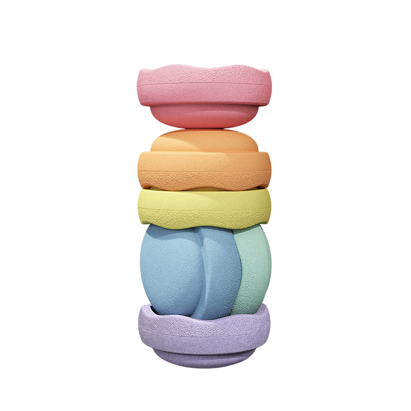 Stapelstein Mini Rainbow pastel