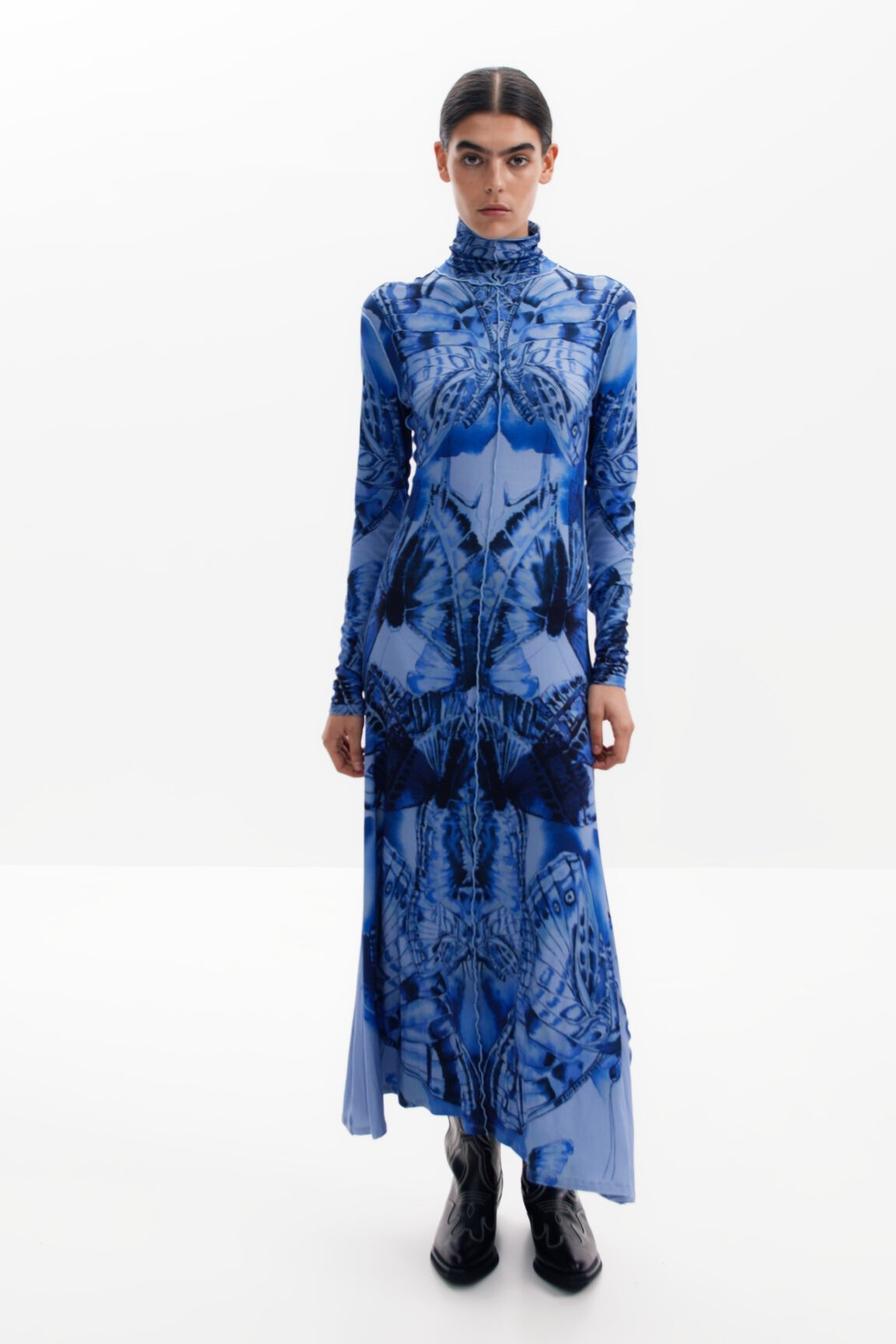 Vestido midi mariposa