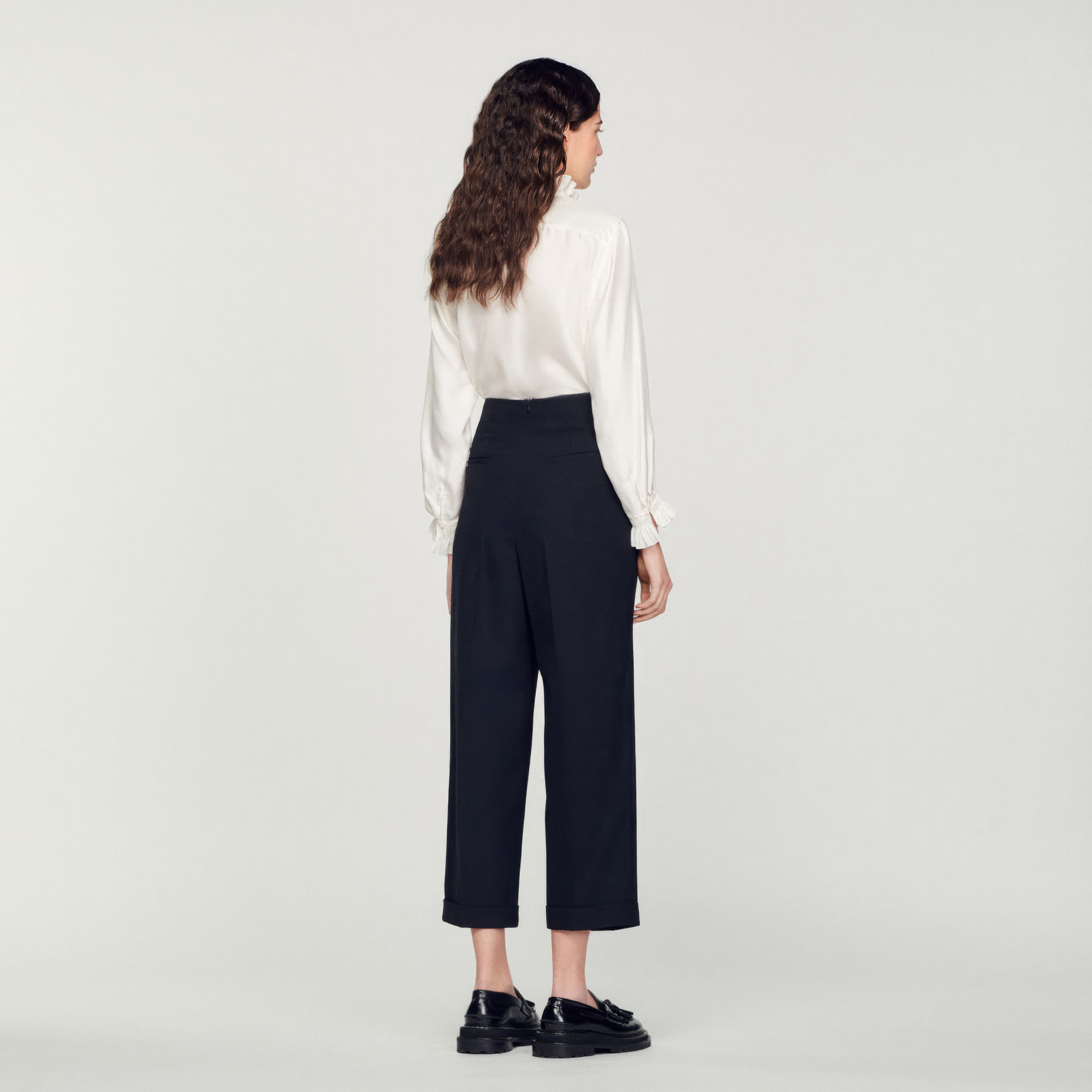 Pantalon taille haute