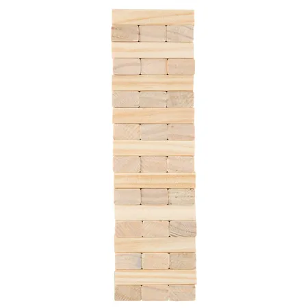 Idena 40087 Wackelturm aus Holz, 26 x 8 x 8 cm