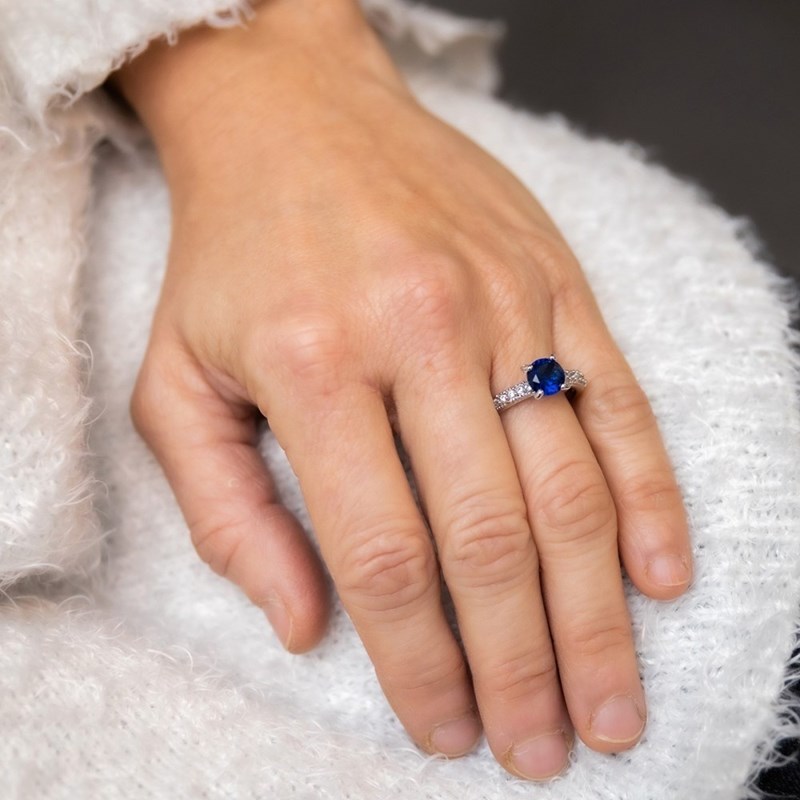 Bague Femme Rhodium POLA