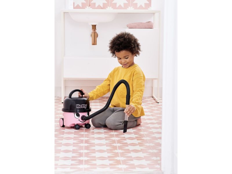 Casdon Spiel-Haushaltsgerät Staubsauger Hetty Batteriebetriebener Spielzeug-Staubsauger