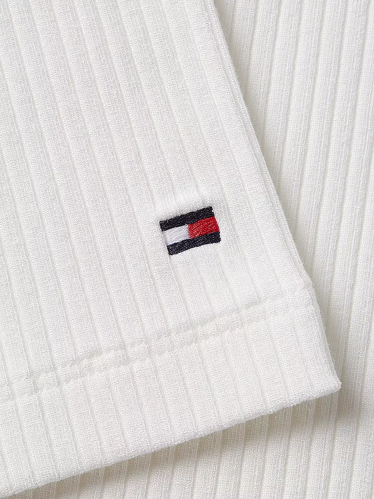 TOMMY HILFIGER Langarmshirt weiss