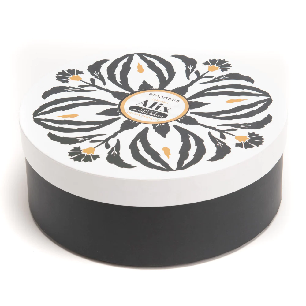 Coffret 6 assiettes à dessert Alix Amadeus