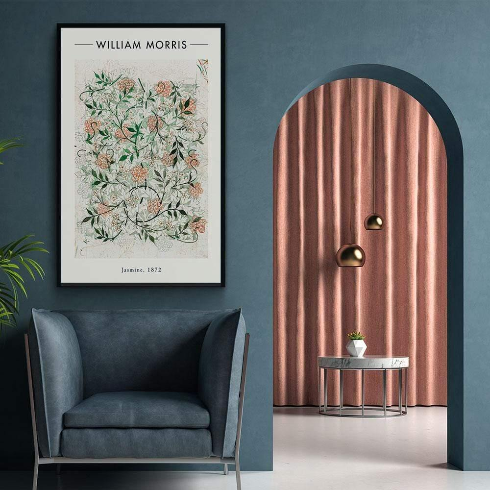Walljar poster ingelijst - William Morris - Jasmine Poster ingelijst - 40 x 60 cm
