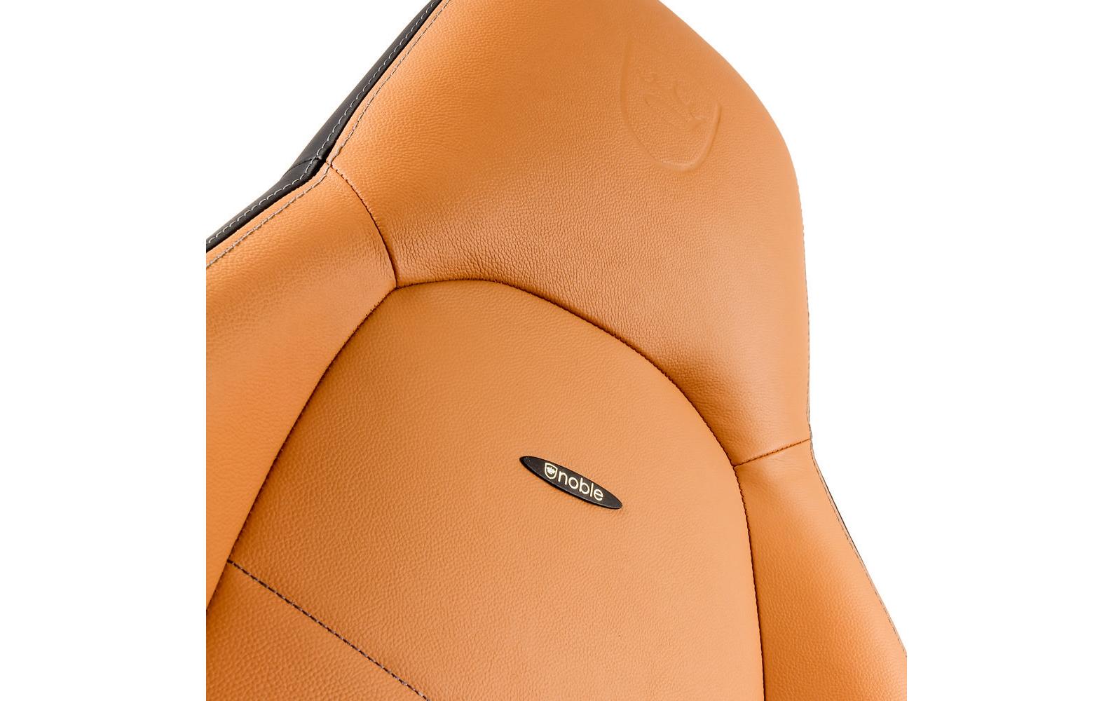 Gaming-Stuhl ICON Echtleder Cognac<br>Echtleder -Computersessel