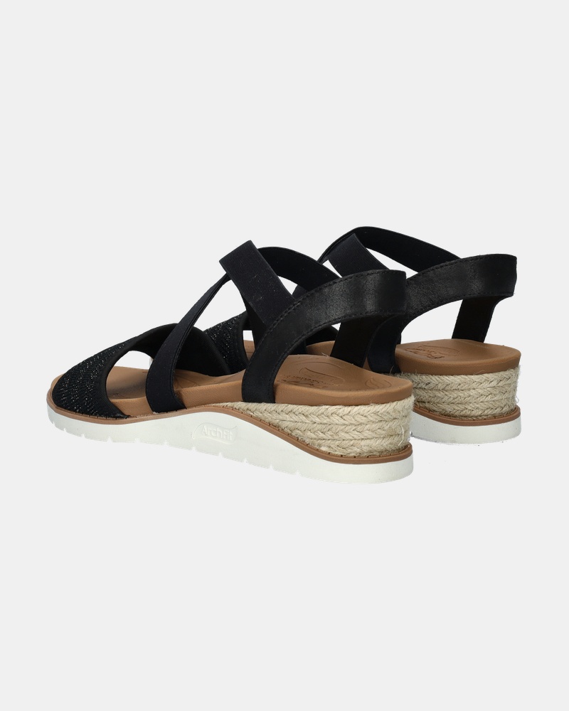 Skechers Beach Kiss Arch Fit Sandalen  - zwart