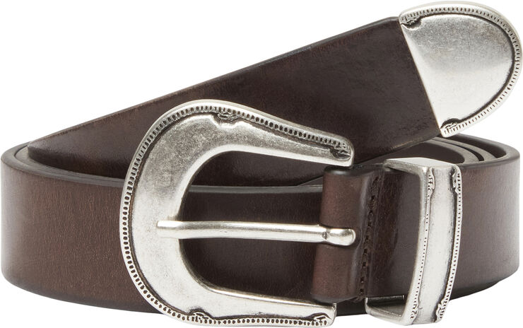 Saddler Mika Antique silver Dk.brown