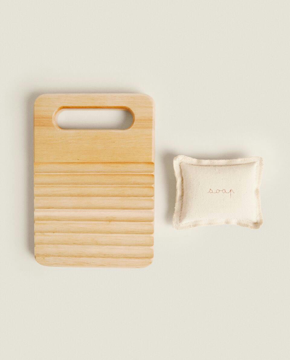 Conjunto de lavanderia de brinquedo