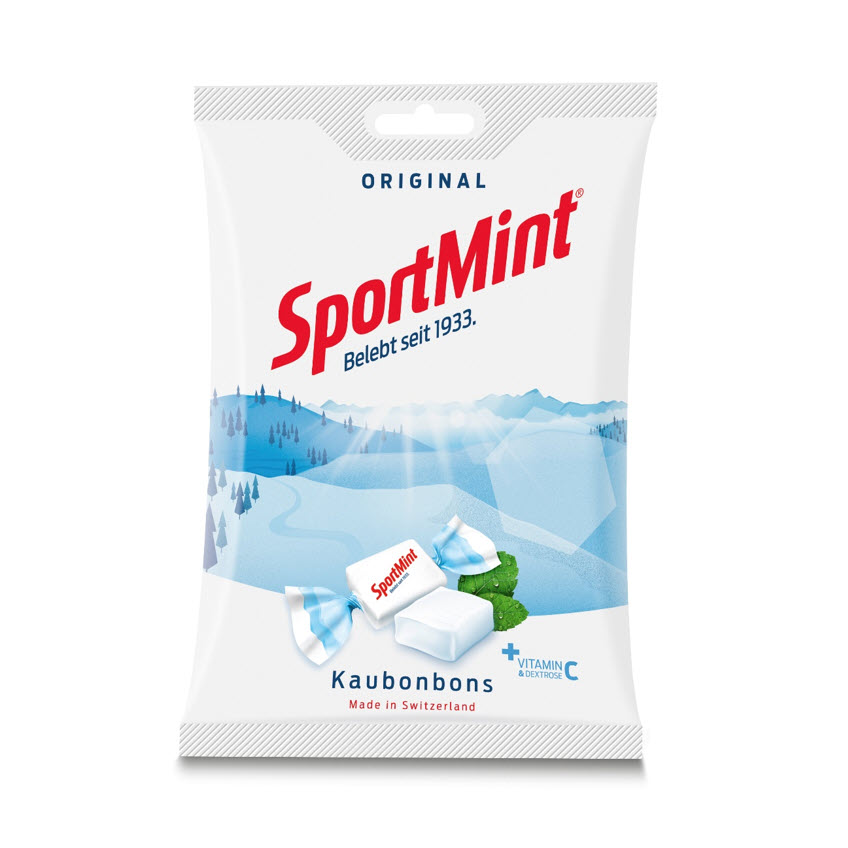 SportMint OriginalMint Bonbons<br>125 g, Beutel