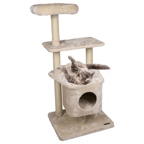 Arranhador de gato bege