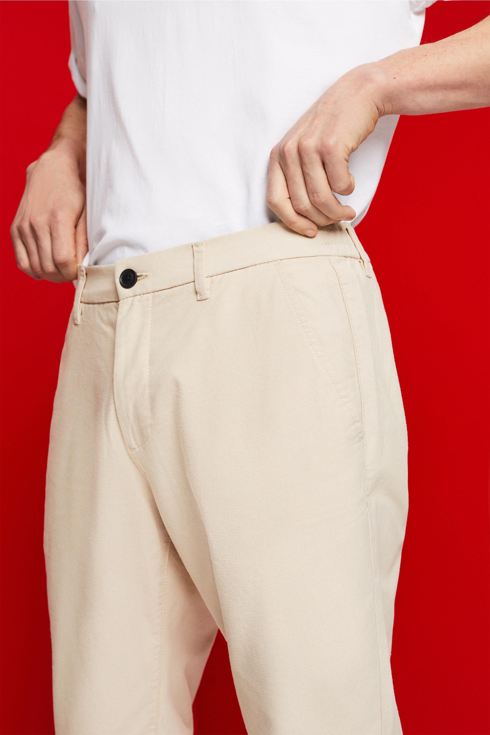 Pantalon chino gratté