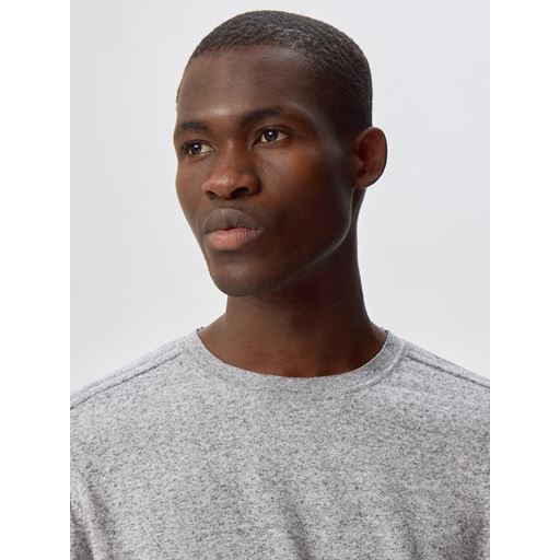 Selected Homme Berg Striktrøje, Light Grey Melange, M
