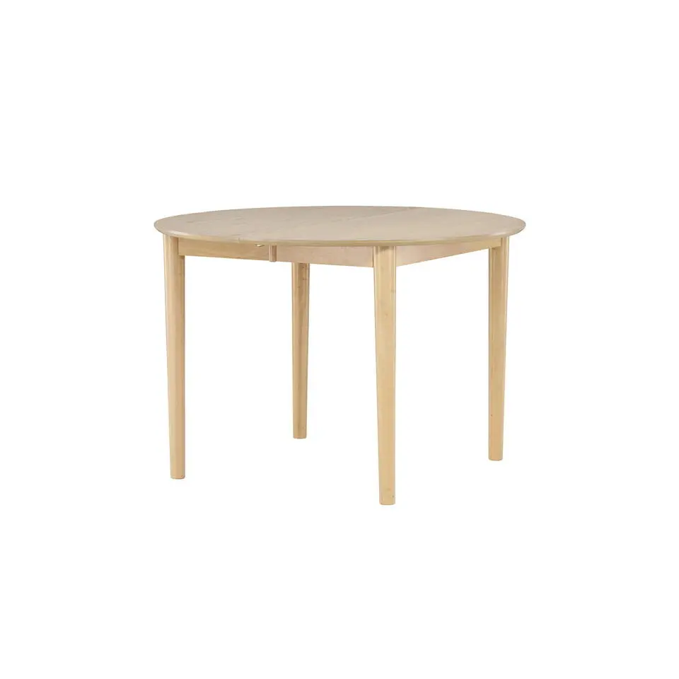 Eettafel Uitschuifbaar - Naturel MDF - 110x110x75cm - Gilda