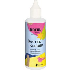 Colle de bricolage, dans un flacon en plastique, 80 ml