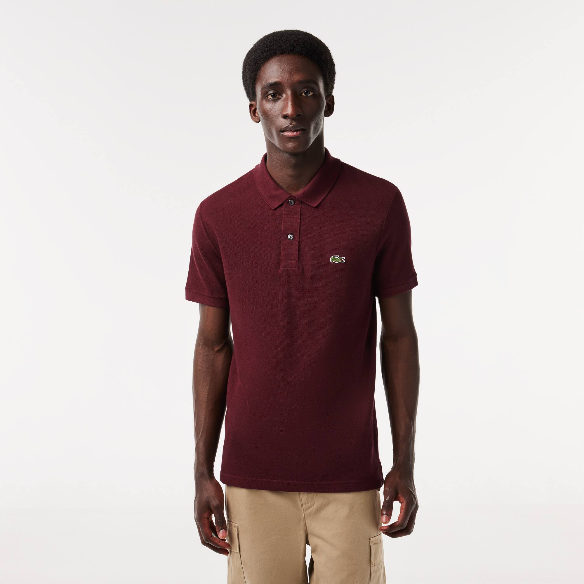 Original L.12.12 Poloshirt aus Petit Piqué Kurze Ärmel - Rot - Lacoste - Herren