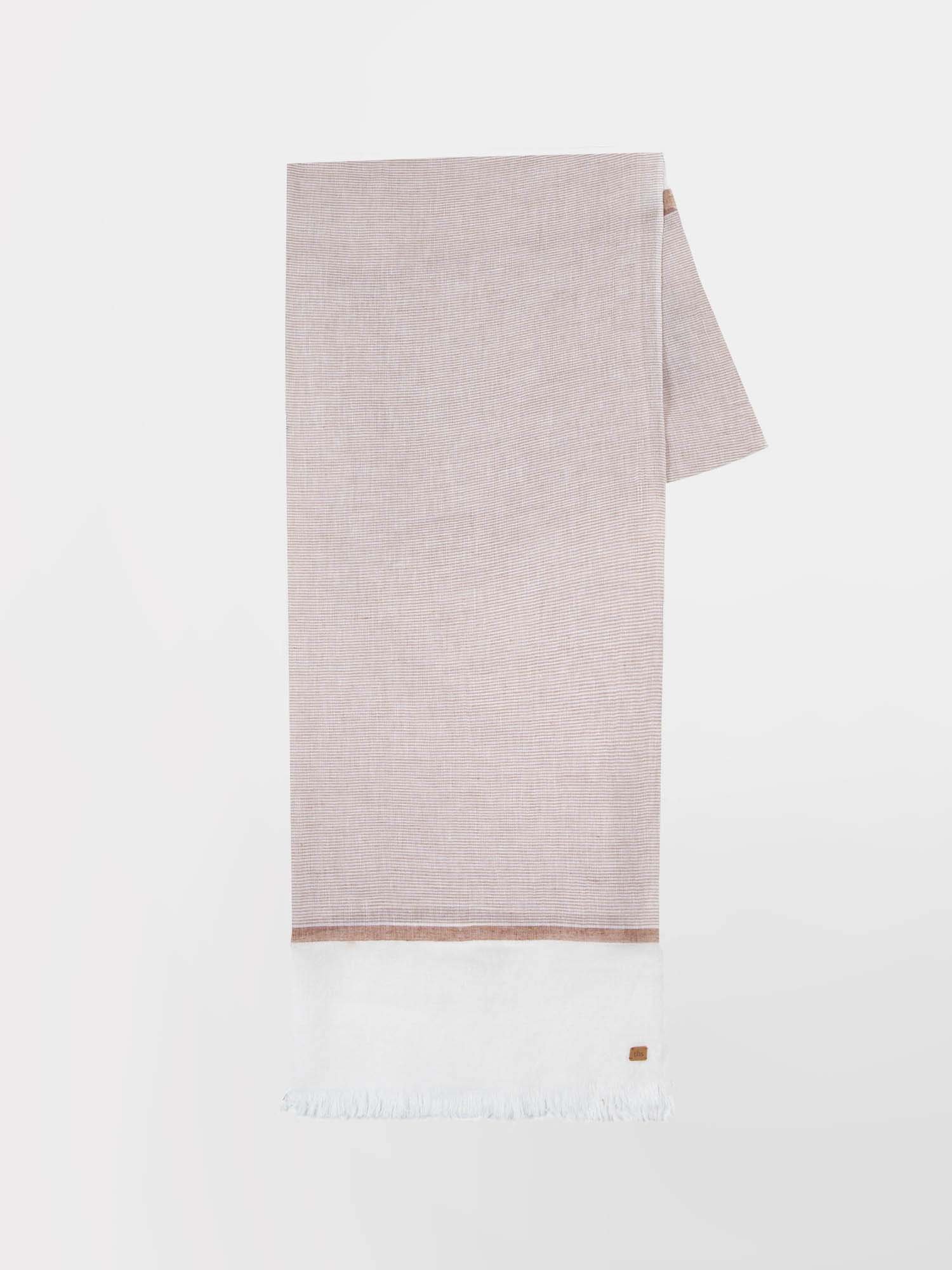 Foulard Homme Coton Doux Beige