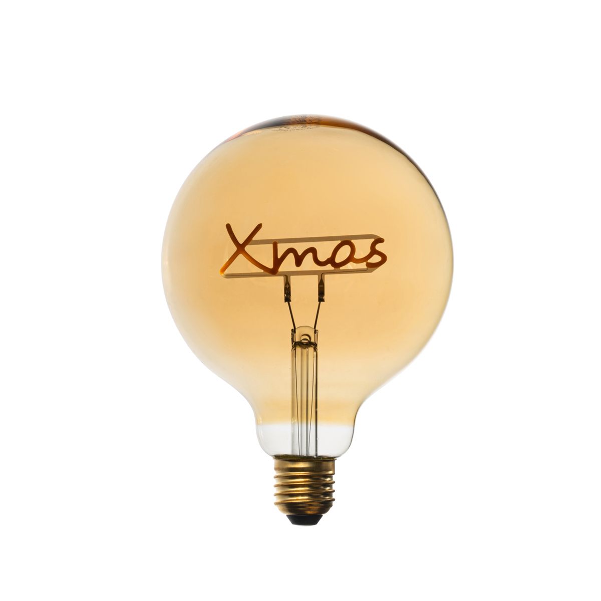 Kerst E27 LED lamp G125 amber 1.8W 100 lm 1800K