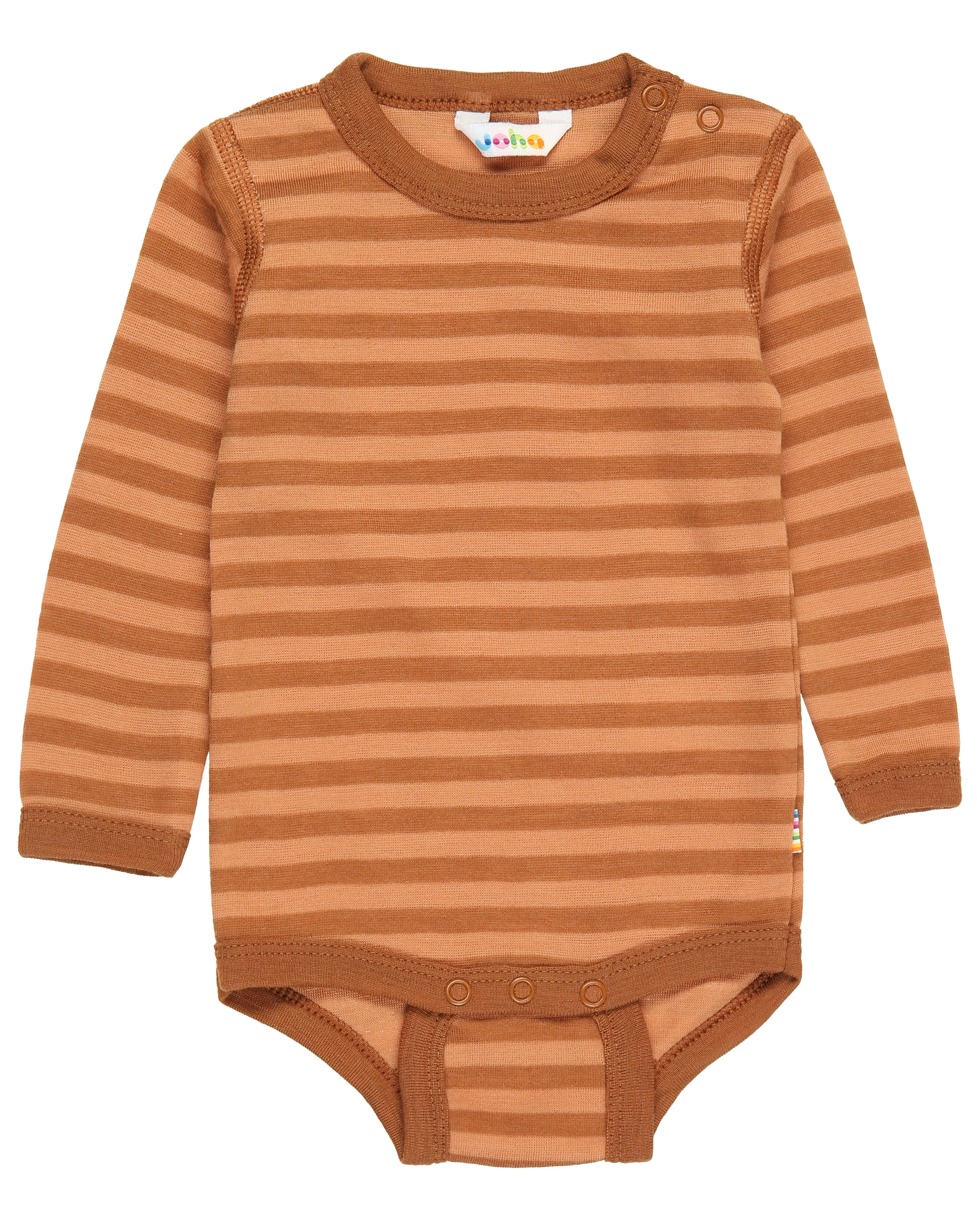 Langarm-Body 618 - STRIPE BABY in copper