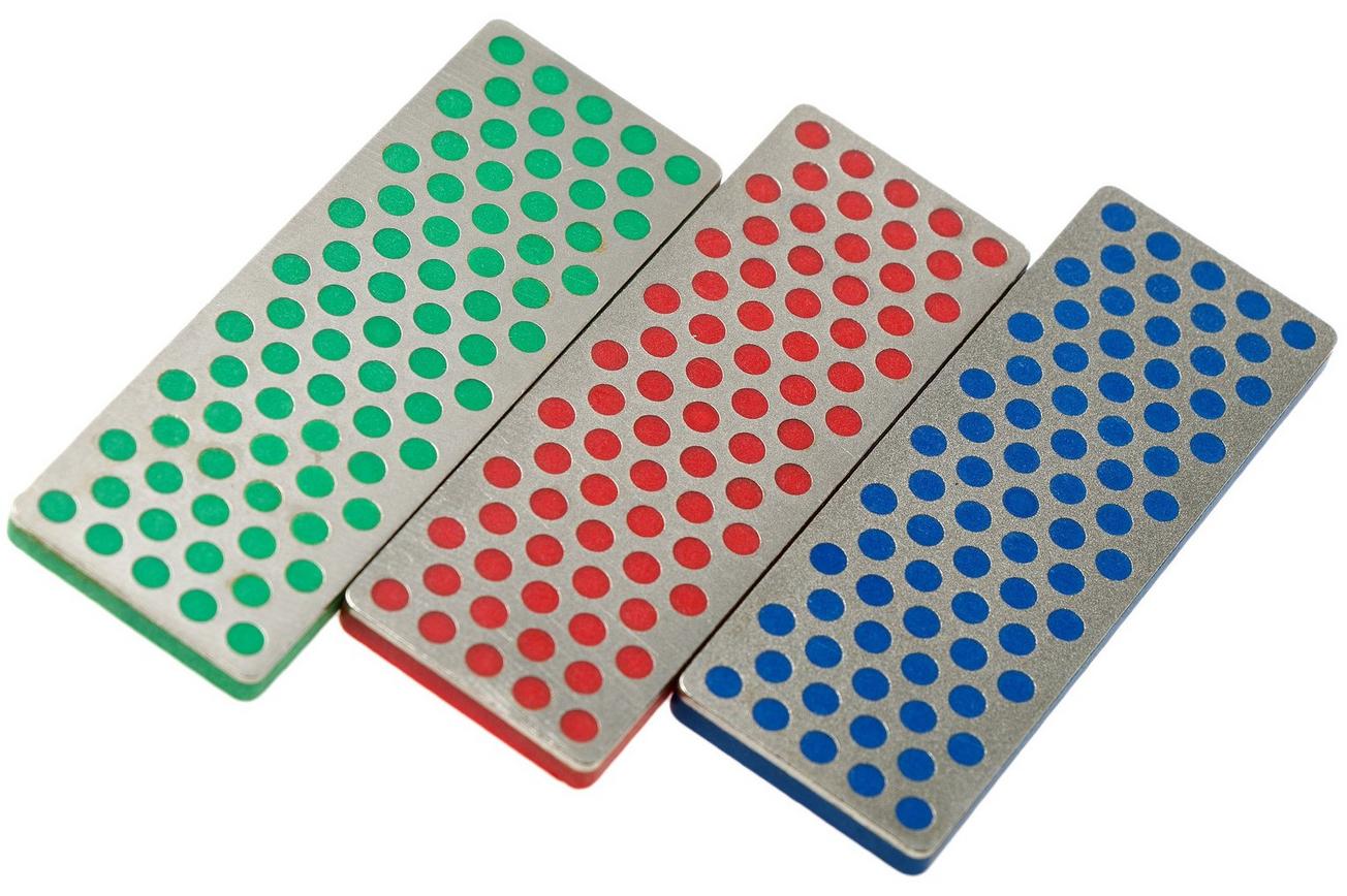 DMT Mini set diamantslijpstenen grof, fijn en extra fijn, W7EFC