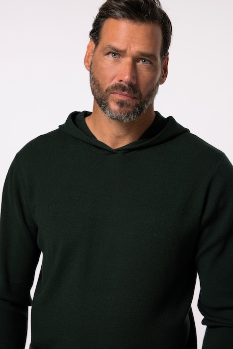 JP 1880 Hoodie, Strick, CashmereTouch, Kapuze, bis 7 XL
