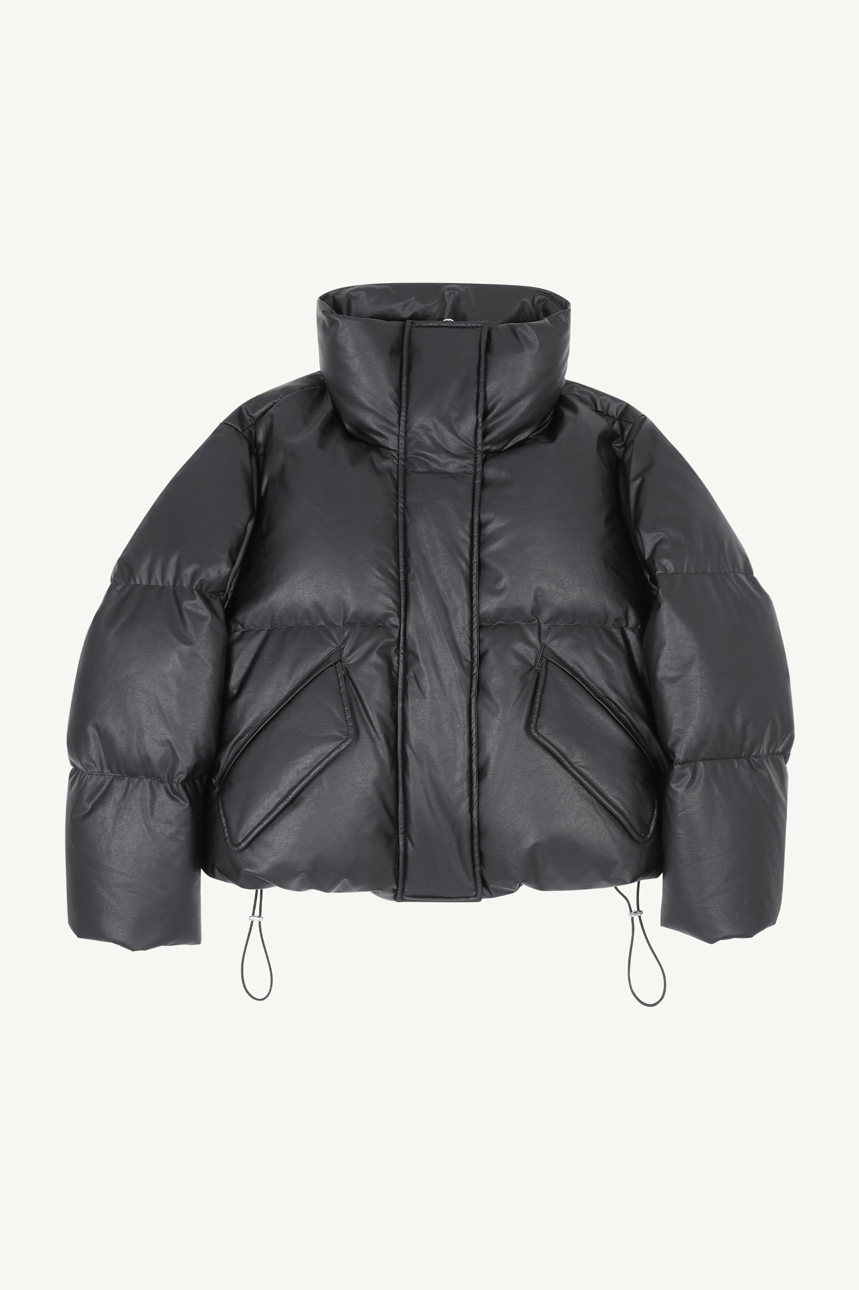 Doudoune en cuir léger pour femme