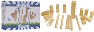 Hoitz - Kubb SPEL - Set - Hout - Buitenspelen - Outdoor spel - Vanaf 5 Jaar - 22 delig