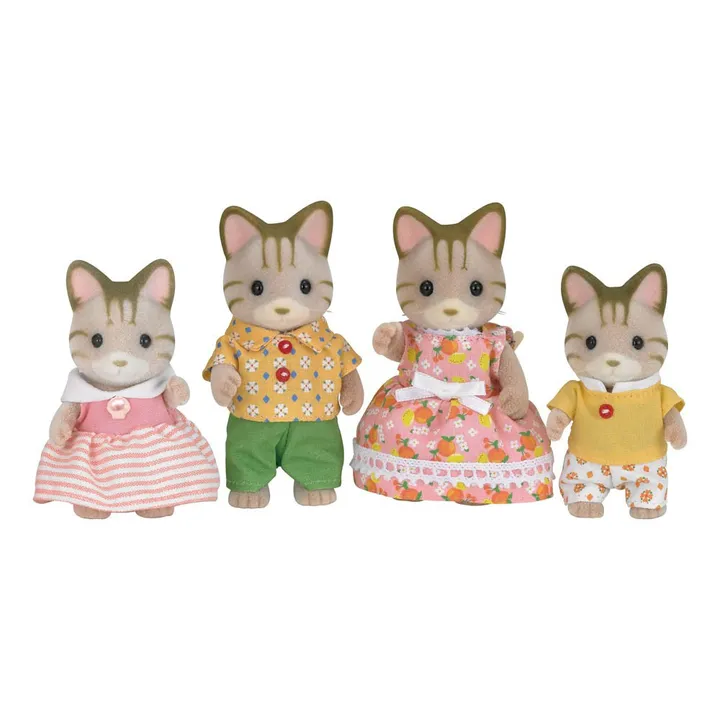 Sylvanian Families Famille Chat tigré