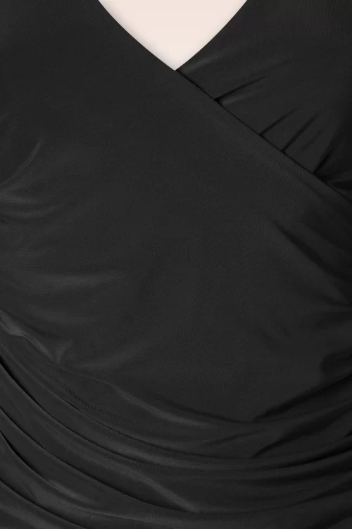 Vintage Chic for Topvintage Maya slinky top in zwart
