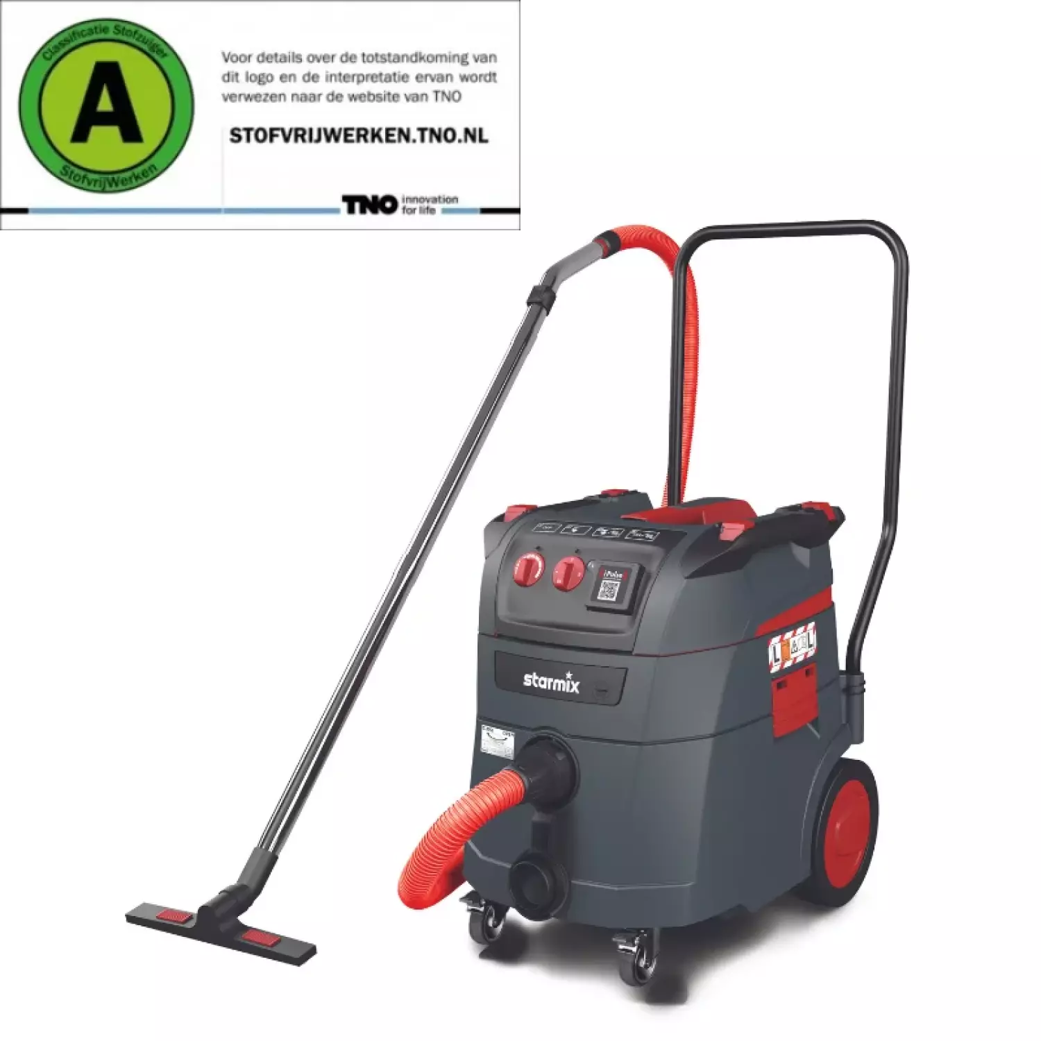 Starmix iPulse L-1635 TOP Bouwstofzuiger met rijbeugel - 1600W - L-klasse - 35L
