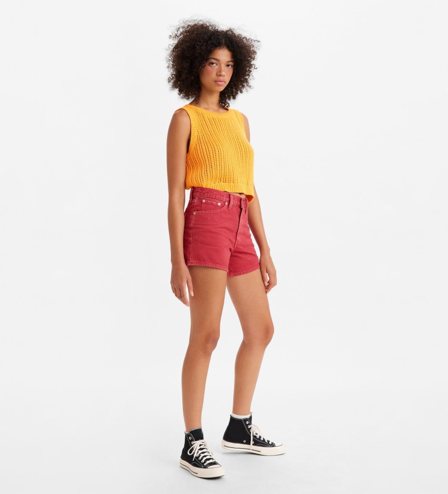 Levi's Short mãe vermelho