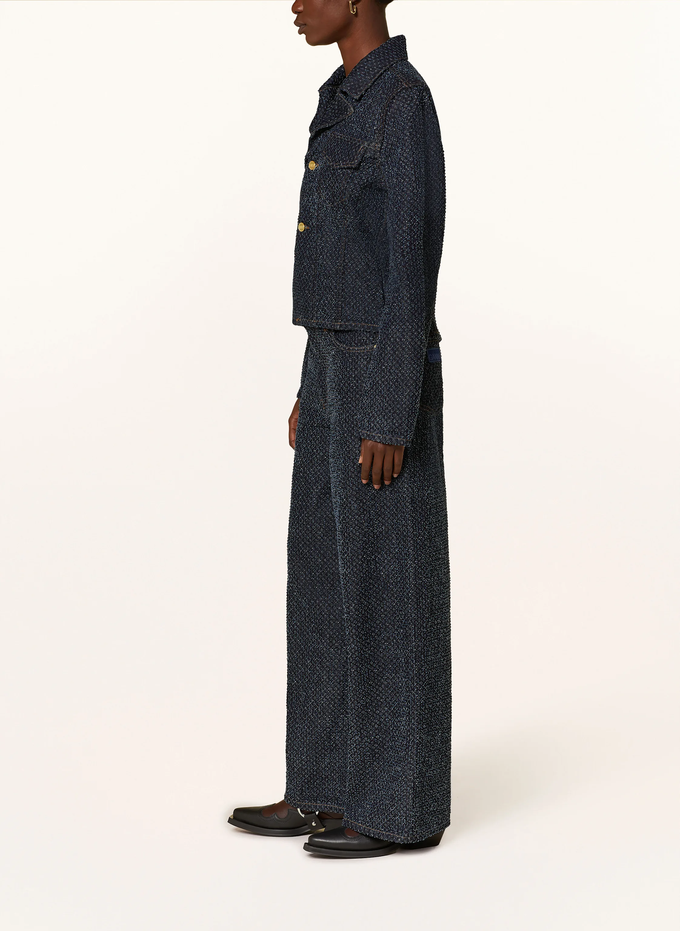 GANNI Straight Jeans
