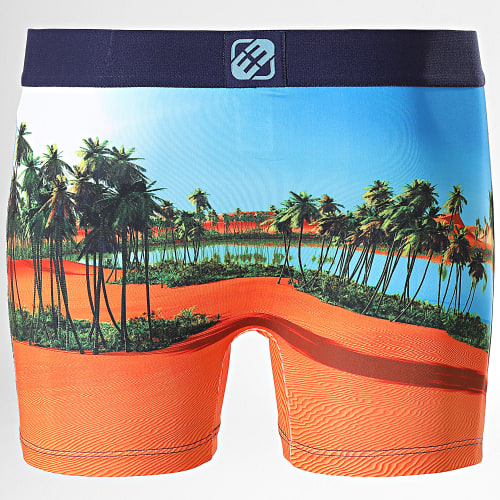 Boxer Oasis Bleu Orange