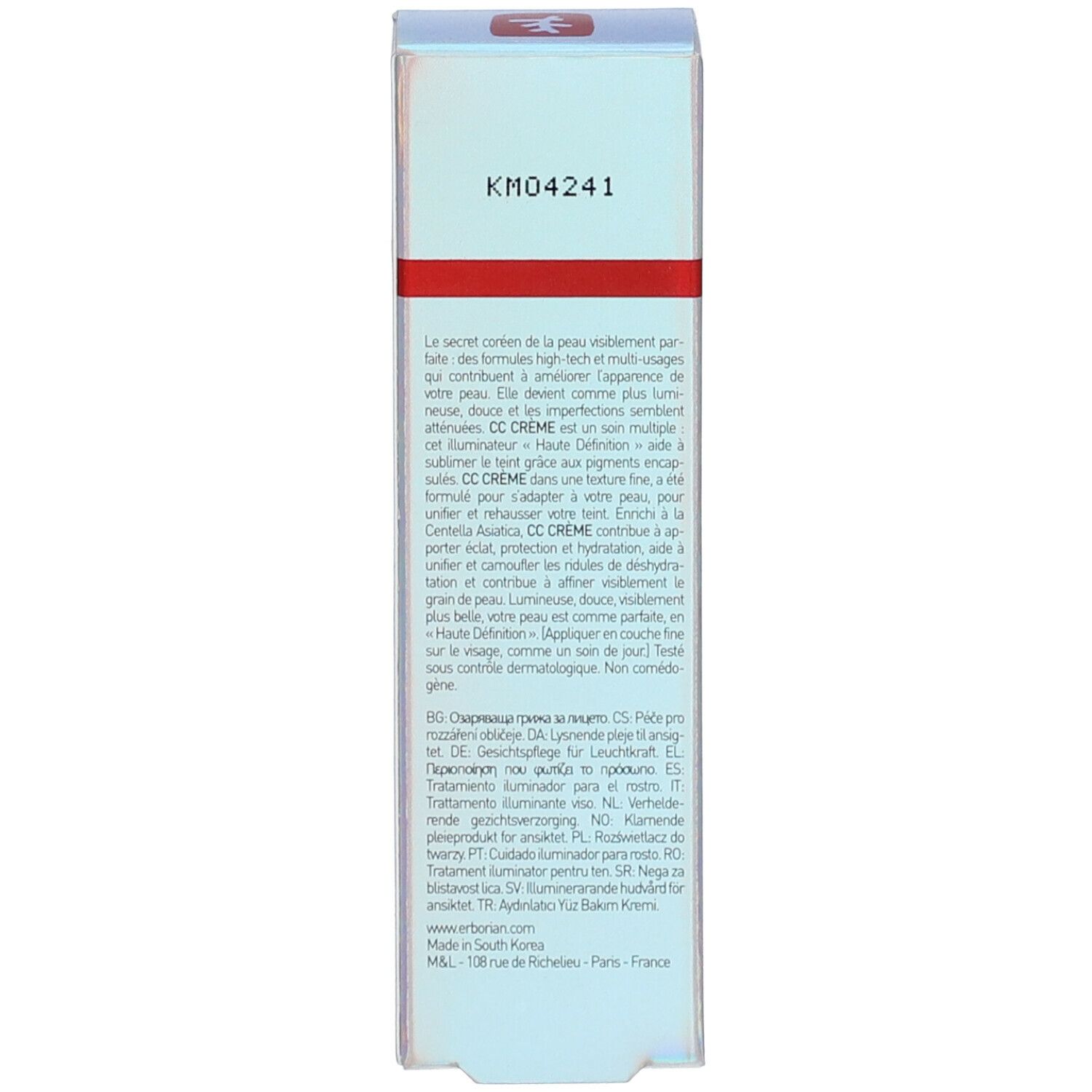 erborian CC Creme mit Centella Asiatica Karamell