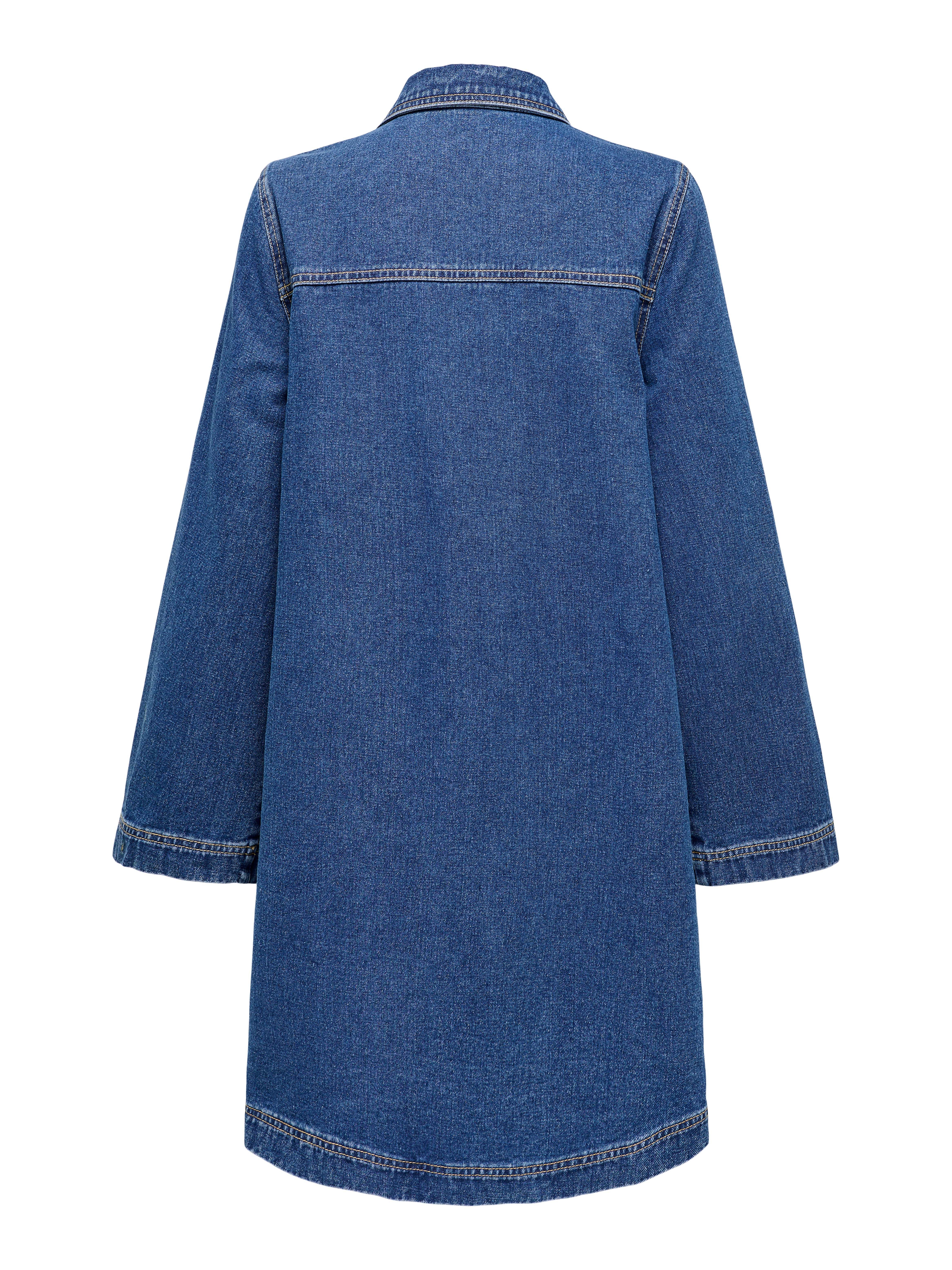 ONLFREYA Kurzes Kleid Medium Blue Denim