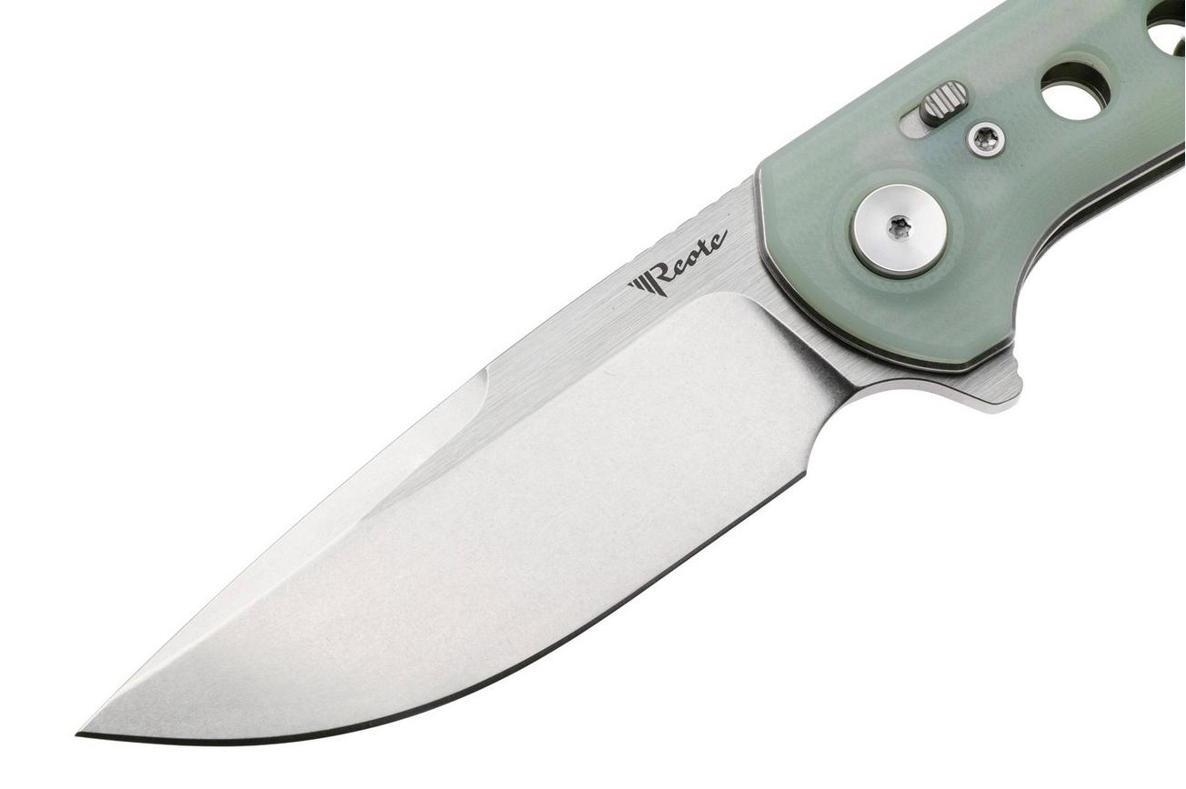 Reate PL-XF Stonewashed Nitro-V, Jade G10, zakmes