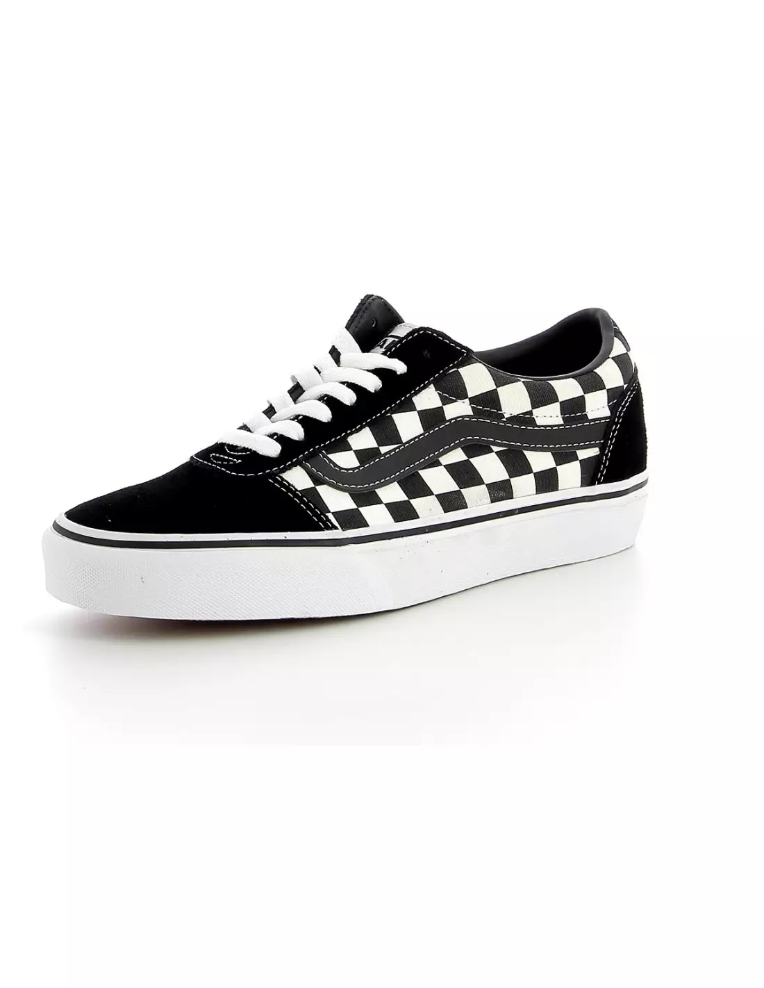 VANS WARD CHECKERBOARD - Sneakers Blacktruewhite