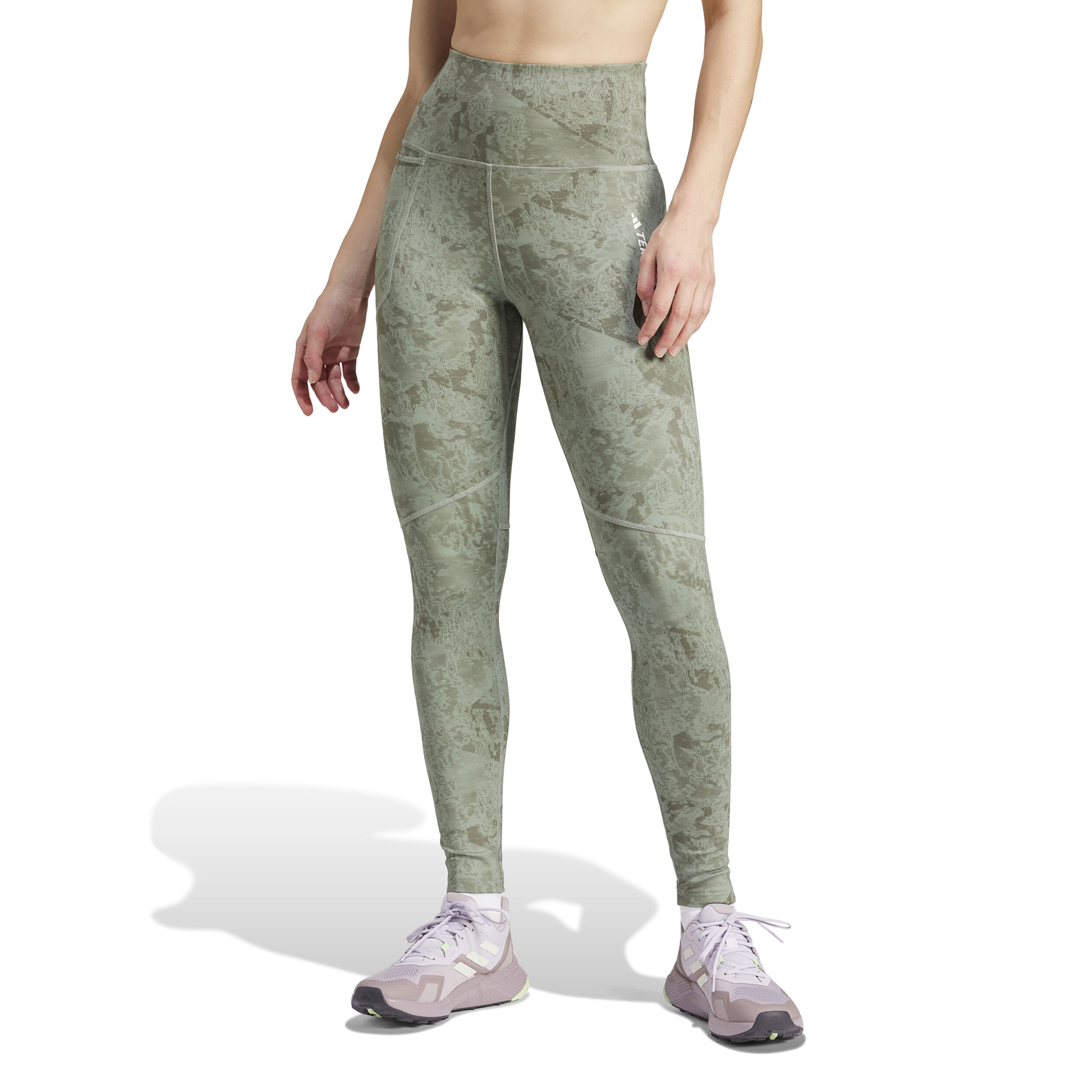 adidas Terrex MT AOP Tight Collant De Course Femmes - Vert Olive