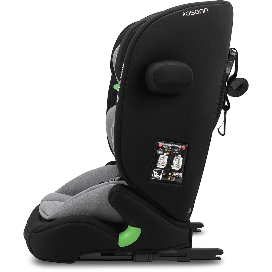 osann Autokindersitz Flux Isofix iSize Grey Melange