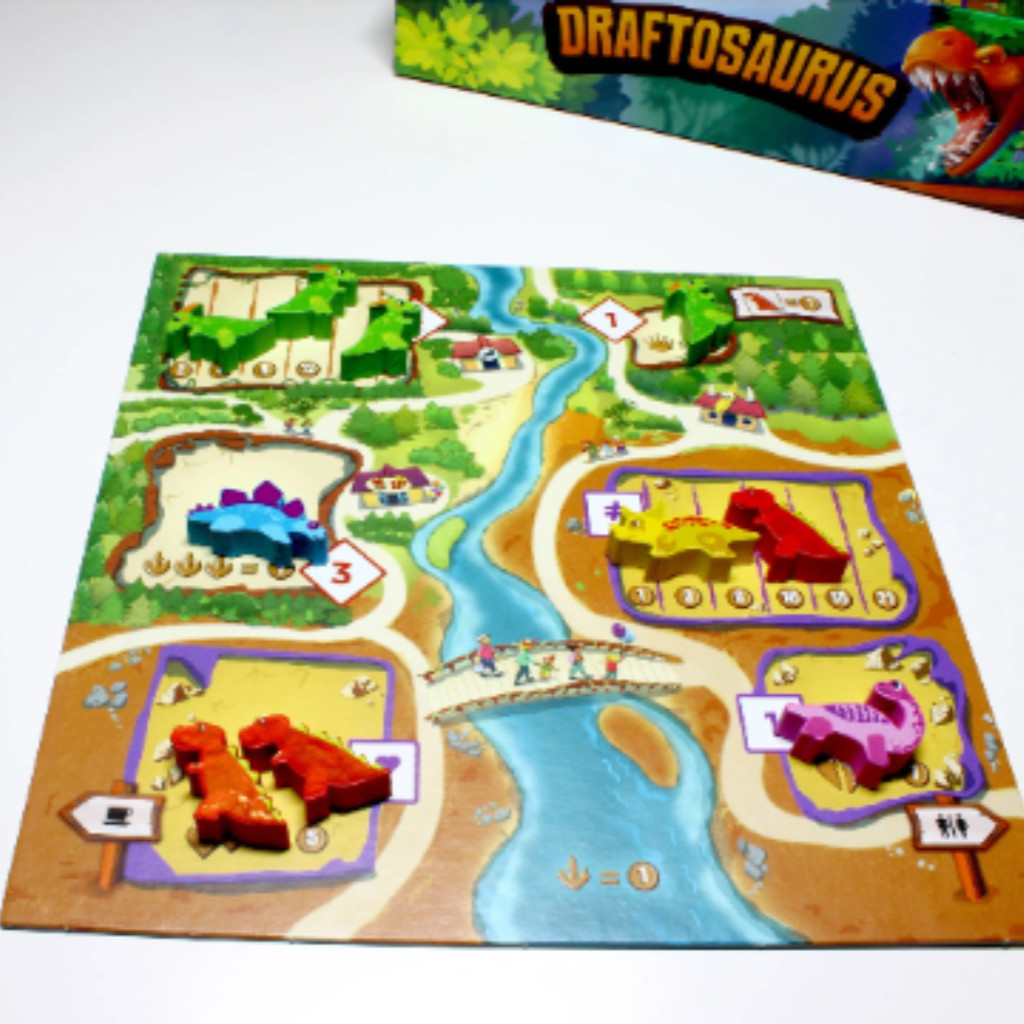 Draftosaurus + extensions - Set d'autocollants