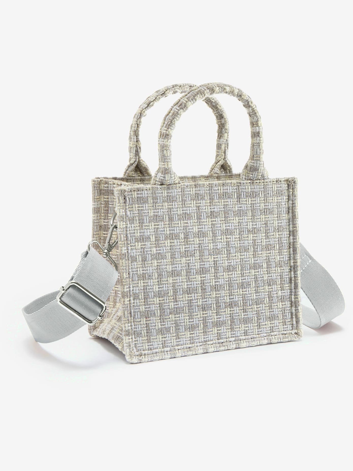 Sac à main mini-sac tendance à l'aspect bouclé discret