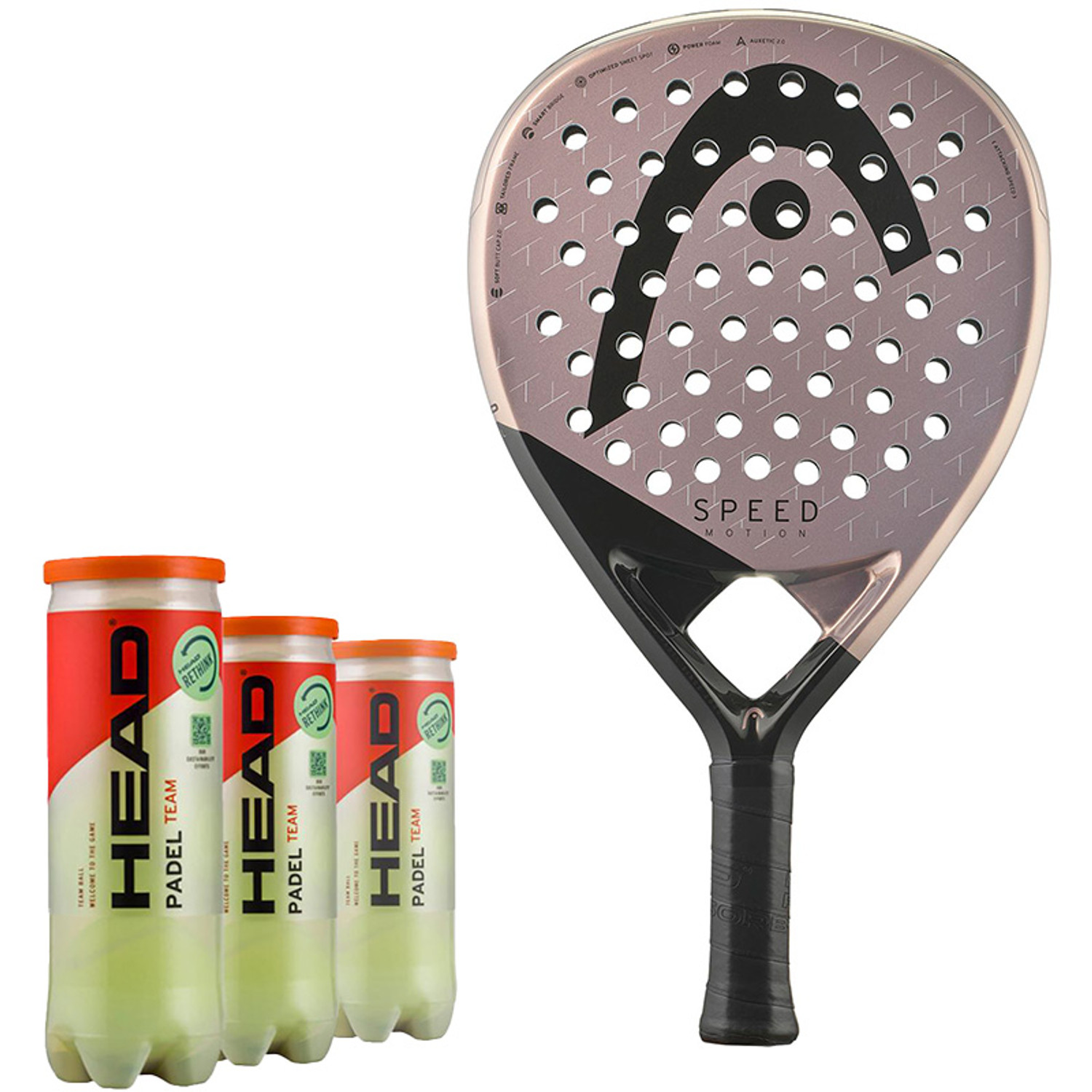 Head Racket + Balls Pack 21
