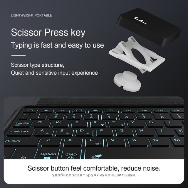 Til Lenovo Tab M11 Tablet Etui med stativ Bluetooth-tastatur