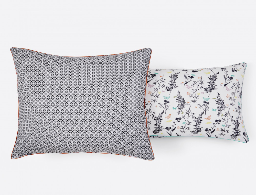 Taie d'oreiller fermeture zip-Jardin des poètes